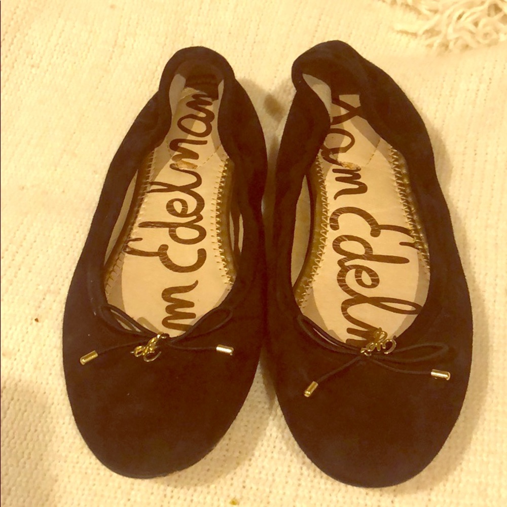 Sam Edelman flats black suede
